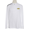 Adidas 3-Stripe Classic Quarter Zip Polo White Small
