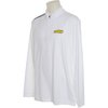 Adidas 3-Stripe Classic Quarter Zip Polo White Small - image 2