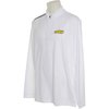 Adidas 3-Stripe Classic Quarter Zip Polo White 2X-Large - image 2