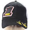 Cody Coughlin #1 Hat Black with Signature on Brim & White Mesh Back - image 1