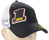 Cody Coughlin #1 Hat Black with Signature on Brim & White Mesh Back - image 3