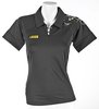 Ladies Orchid Print Polo Black X-Small - image 1