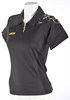 Ladies Orchid Print Polo Black X-Small - image 2