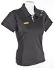 Ladies Orchid Print Polo Black X-Small - image 3