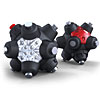 Light Mine Magnetic Professional Flashlight Eight LED"s Four-way Switch: - image 2
