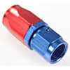 AN Straight Max Flow Swivel Hose End [-6 AN Female to -6 AN Hose, Blue & Red] - image 2
