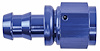 AN Straight Push-Loc Hose End [-8 AN Female Swivel to Push-Loc Hose, Blue] - image 1