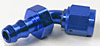 AN 45-Degree Push-Loc Hose End [-6 AN Female Swivel to Push-Loc Hose, Blue] - image 2
