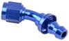AN 45-Degree Push-Loc Hose End [-6 AN Female Swivel to Push-Loc Hose, Blue] - image 3