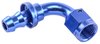 AN 90-Degree Push-Loc Hose End [-6 AN Female Swivel to Push-Loc Hose, Blue] - image 2