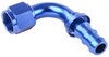 AN 90-Degree Push-Loc Hose End [-10 AN Female Swivel to Push-Loc Hose, Blue] - image 3