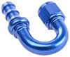 AN 180-Degree Push-Loc Hose End [-10 AN Female Swivel to Push-Loc Hose, Blue] - image 3