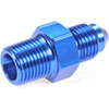 AN to NPT Straight Adapter Fitting [-3 AN Male to 1/8 in. NPT Male, Blue] - image 2