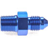 AN to NPT Straight Adapter Fitting [-3 AN Male to 1/8 in. NPT Male, Blue] - image 3