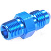 AN to NPT Straight Adapter Fitting [-4 AN Male to 1/8 in. NPT Male, Blue] - image 2