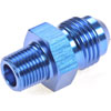 AN to NPT Straight Adapter Fitting [-6 AN Male to 1/8 in. NPT Male, Blue] - image 2