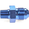 AN to NPT Straight Adapter Fitting [-6 AN Male to 1/8 in. NPT Male, Blue] - image 3