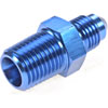 AN to NPT Straight Adapter Fitting [-4 AN Male to 1/4 in. NPT Male, Blue] - image 2