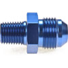 AN to NPT Straight Adapter Fitting [-8 AN Male to 1/4 in. NPT Male, Blue] - image 3