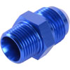 AN to NPT Straight Adapter Fitting [-8 AN Male to 3/8 in. NPT Male, Blue] - image 2