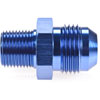 AN to NPT Straight Adapter Fitting [-10 AN Male to 3/8 in. NPT Male, Blue] - image 3