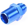 AN to NPT Straight Adapter Fitting [-8 AN Male to 1/2 in. NPT Male, Blue] - image 2