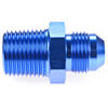 AN to NPT Straight Adapter Fitting [-8 AN Male to 1/2 in. NPT Male, Blue] - image 3