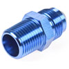 AN to NPT Straight Adapter Fitting [-10 AN Male to 1/2 in. NPT Male, Blue] - image 2