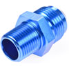 AN to NPT Straight Adapter Fitting [-12 AN Male to 1/2 in. NPT Male, Blue] - image 2