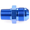 AN to NPT Straight Adapter Fitting [-12 AN Male to 1/2 in. NPT Male, Blue] - image 3