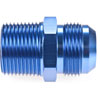 AN to NPT Straight Adapter Fitting [-16 AN Male to 1 in. NPT Male, Blue] - image 3