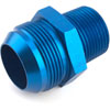 AN to NPT Straight Adapter Fitting [-20 AN Male to 1 in. NPT Male, Blue] - image 2