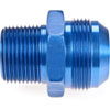 AN to NPT Straight Adapter Fitting [-20 AN Male to 1 in. NPT Male, Blue] - image 3