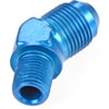 AN to NPT 45-Degree Adapter Fitting [-8 AN Male to 1/4 in. NPT Male, Blue] - image 3