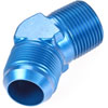 AN to NPT 45-Degree Adapter Fitting [-16 AN Male to 1 in. NPT Male, Blue] - image 2