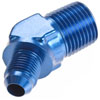 AN to NPT 45-Degree Adapter Fitting [-6 AN Male to 1/2 in. NPT Male, Blue] - image 2