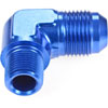 AN to NPT 90-Degree Adapter Fitting [-10 AN Male to 3/8 in. NPT Male, Blue] - image 3