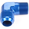 AN to NPT 90-Degree Adapter Fitting [-16 AN Male to 1 in. NPT Male, Blue] - image 2