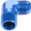 AN to NPT 90-Degree Adapter Fitting [-16 AN Male to 1 in. NPT Male, Blue] - image 3