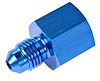 AN Female to Male Reducer Fitting [-4 AN Female to -3 AN Male, Blue] - image 1