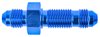 AN to AN Straight Bulkhead Adapter Fitting [-4 AN Male to -4 AN Male, Blue] - image 3