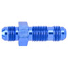 AN to AN Straight Bulkhead Adapter Fitting [-6 AN Male to -6 AN Male, Blue] - image 2