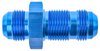 AN to AN Straight Bulkhead Adapter Fitting [-12 AN Male to -12 AN Male, Blue] - image 3