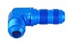 AN to AN 90-Degree Bulkhead Adapter Fitting [-8 AN Male to -8 AN Male, Blue] - image 3