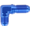 AN to AN 90-Degree Bulkhead Adapter Fitting [-12 AN Male to -12 AN Male, Blue] - image 1