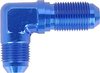 AN to AN 90-Degree Bulkhead Adapter Fitting [-12 AN Male to -12 AN Male, Blue] - image 2