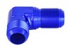 AN to AN 90-Degree Bulkhead Adapter Fitting [-16 AN Male to -16 AN Male, Blue] - image 2
