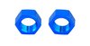 AN Bulkhead Adapter Nuts  [-3 AN, Blue] - image 3