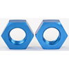 AN Bulkhead Adapter Nuts  [-4 AN, Blue] - image 2