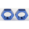 AN Bulkhead Adapter Nuts  [-8 AN, Blue] - image 2